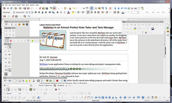 LibreOffice 5.0 Writer