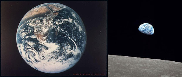 Las dos imágenes más famosas de la Tierra.