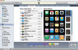 iTunes 9 with app syncing