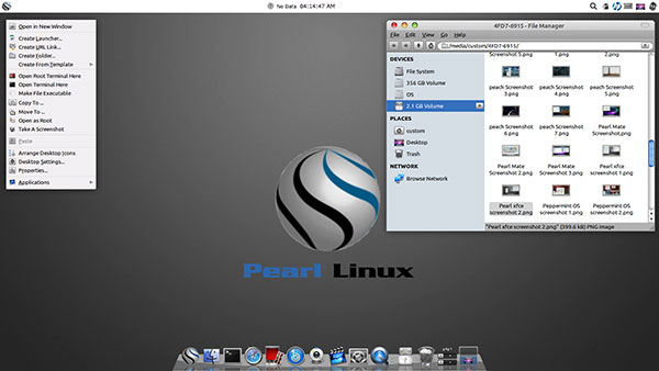 XFCE version of PEARL OS 1.0
