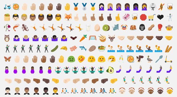 android nugget emojis