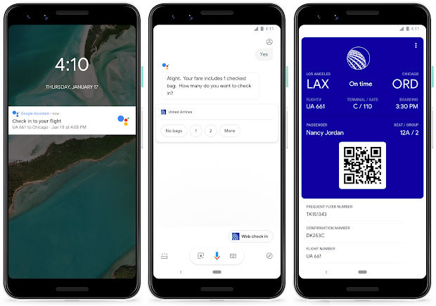 Google Assistant lockscreen