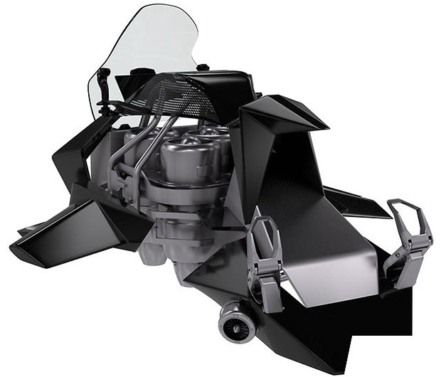 Jetpack Aviation's Speeder flying motorcycle