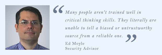 Ed Moyle, Security Advisor