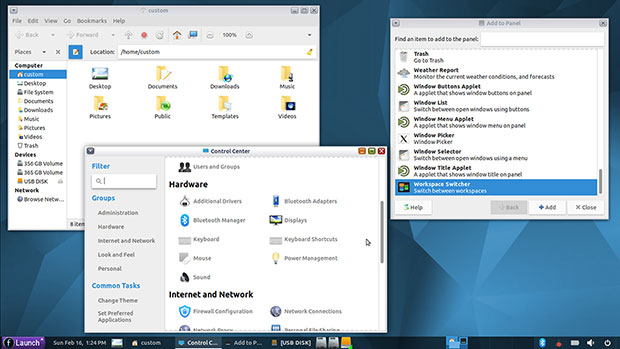 Freespire 6.0 MATE Edition classic panel and GNOME 2-style controls