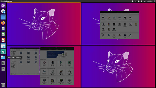 Ubuntu Unity virtual workspaces