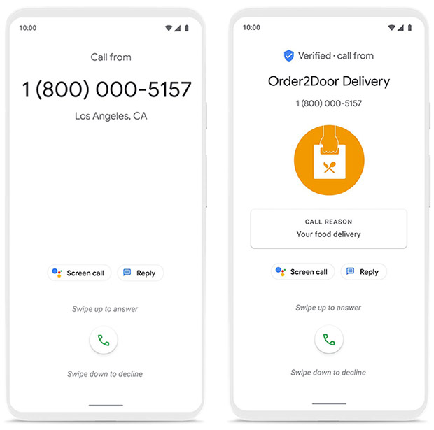 Google's Verified Calls for Android
