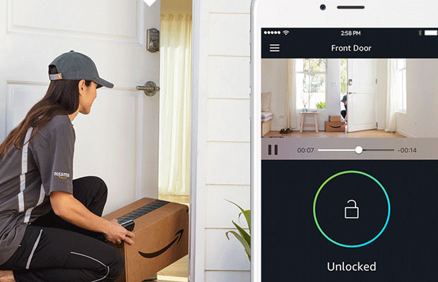 Amazon Key in-home driver delivery