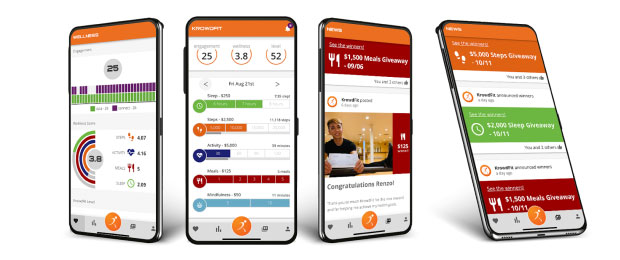 KrowdFit wellness app