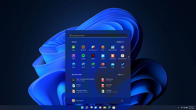 Windows 11 Start Screen Dark Mode