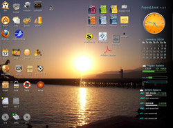 Screenlets live on the desktop and provide a constant stream of information.