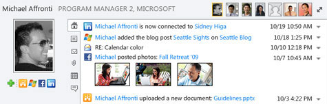 Outlook Social Connector