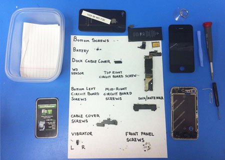 Iphone 4s Screw Size Chart