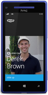 Skype on Windows Phone 8