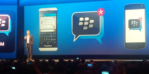 CEO Thorsten Heins at BlackBerry Live