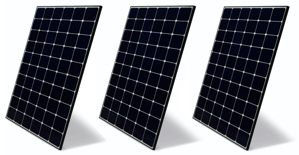 LG NeON R Solar Panles