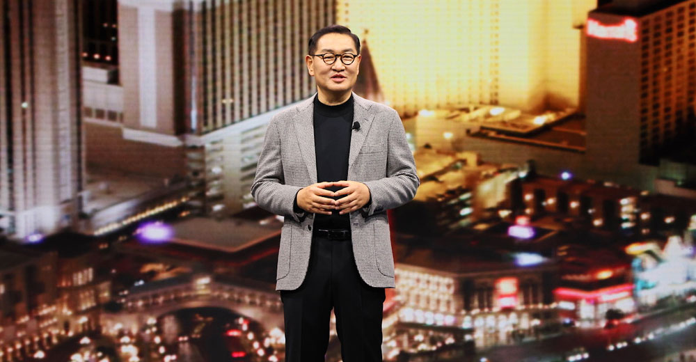 JH Han, Vice Chairman and CEO, Samsung Electronics at Samsung's CES 2022 Keynote