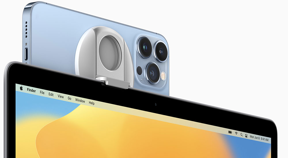 macOS Ventura Continuity Camera lets iPhone function as webcam