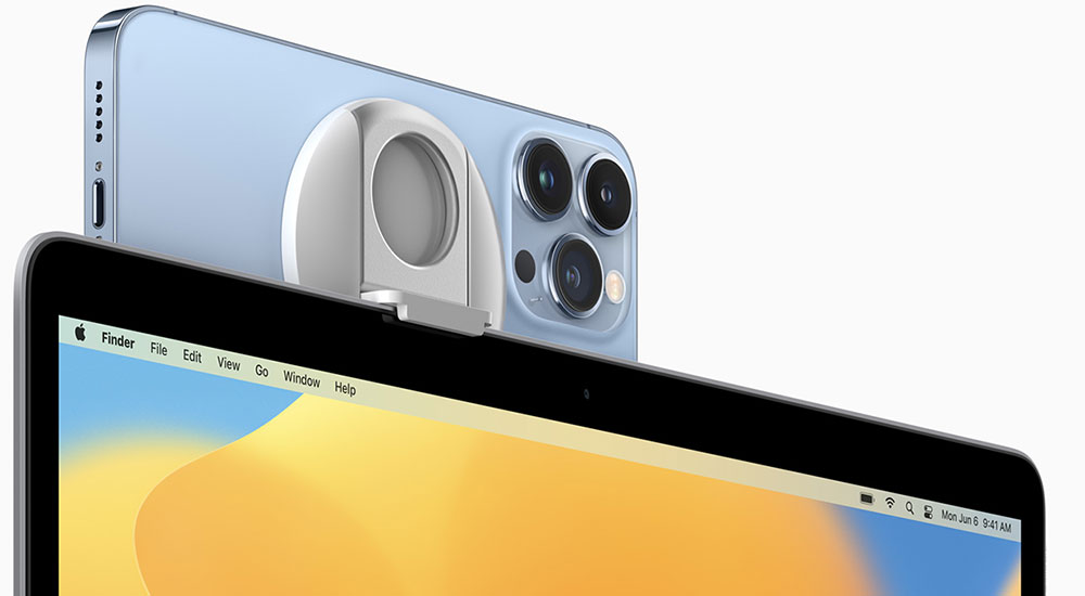macOS Ventura Continuity Camera позволяет iPhone работать как веб-камера