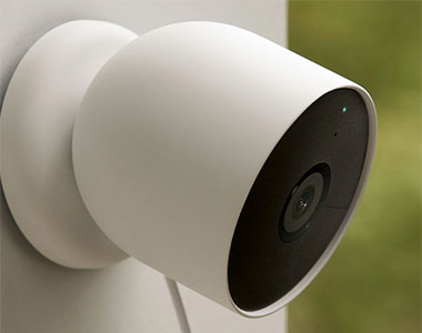 Google Nest Cam (در فضای باز یا داخلی، باتری)