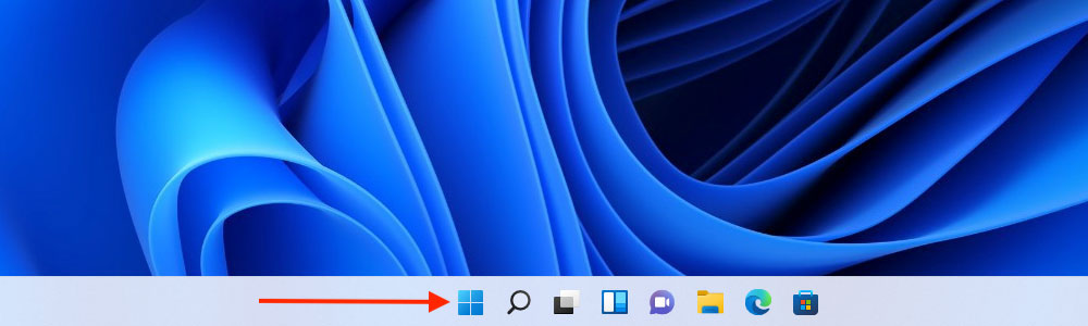 Кнопка меню «Пуск» Windows 11 на панели задач