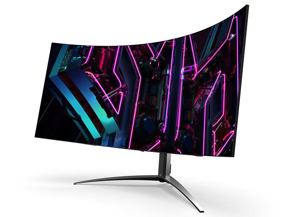 Acer Predator X45 es un 45" monitor de juegos OLED curvo 