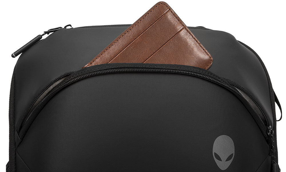 Alienware Horizon Travel Backpack 18 RFID Safe top pocket 