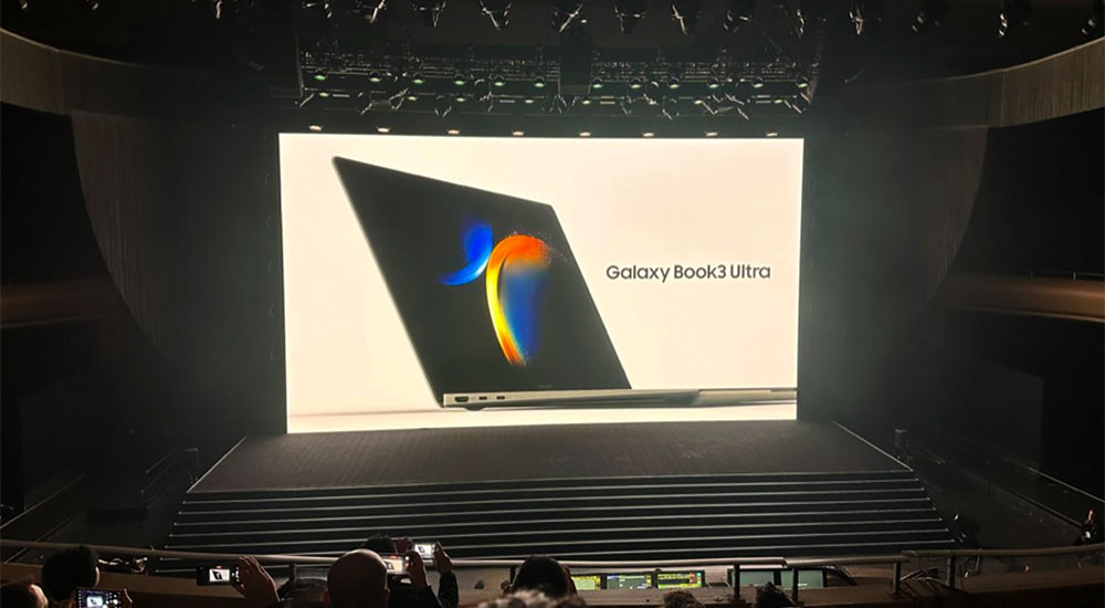 Galaxy Book 3 presentation at Galaxy Unpacked 2023