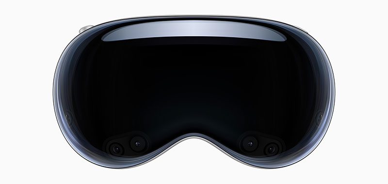 Apple Vision Pro glass front view