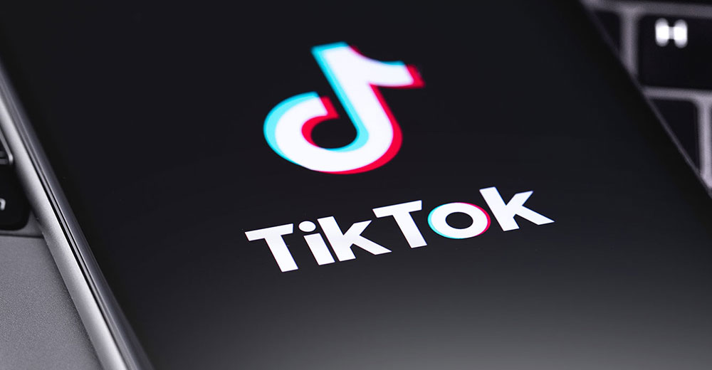 TikTok app on smartphone