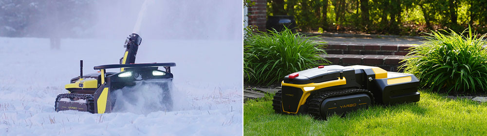 Yarbo snow blower and lawn mower robots