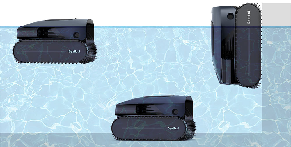 Beatbot AquaSense Pro tüm havuz yüzeylerini temizliyor
