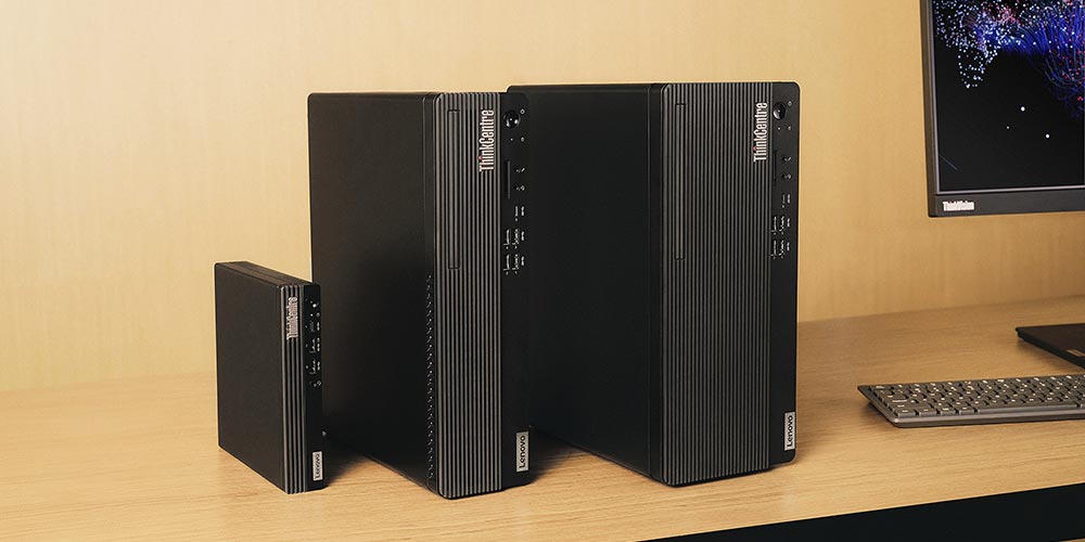 Famille d'ordinateurs de bureau Lenovo ThinkCentre M75 Gen 5 avec capacité IA
